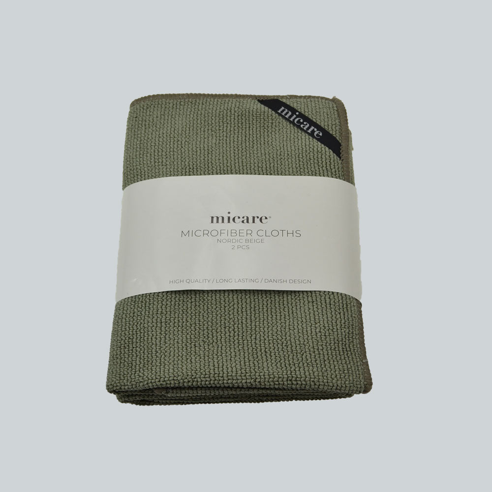 micare Mikrofasertuch | 35 x 35 cm | 2er-Pack – Fashion Green