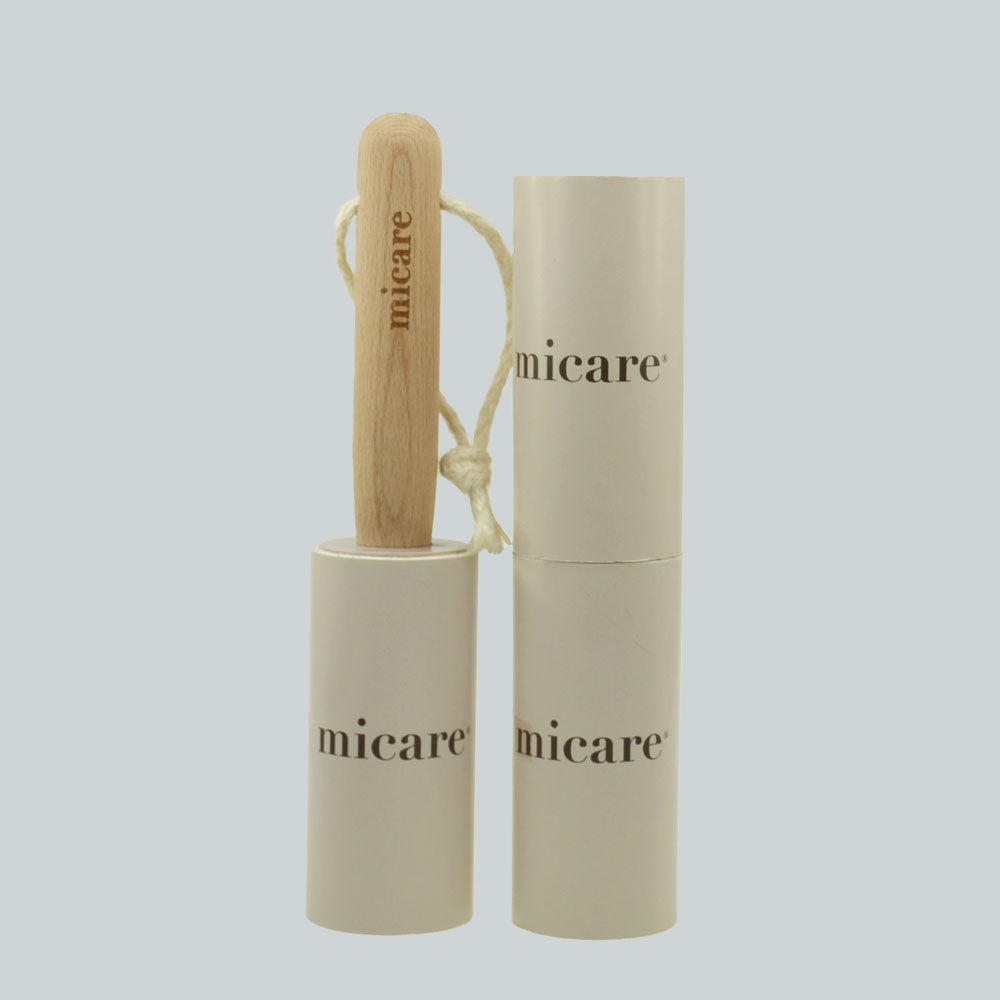 micare Fusselrolle aus Holz | 3 Rollen – Produktbild