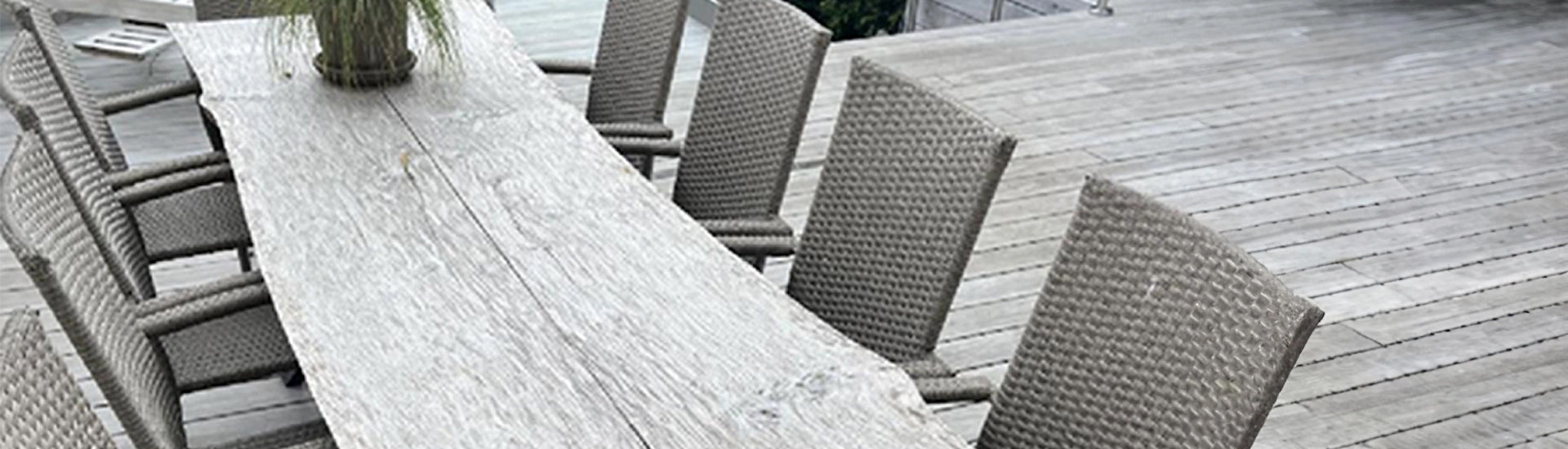 Pflege von Outdoor-Holz mit micare Produkten