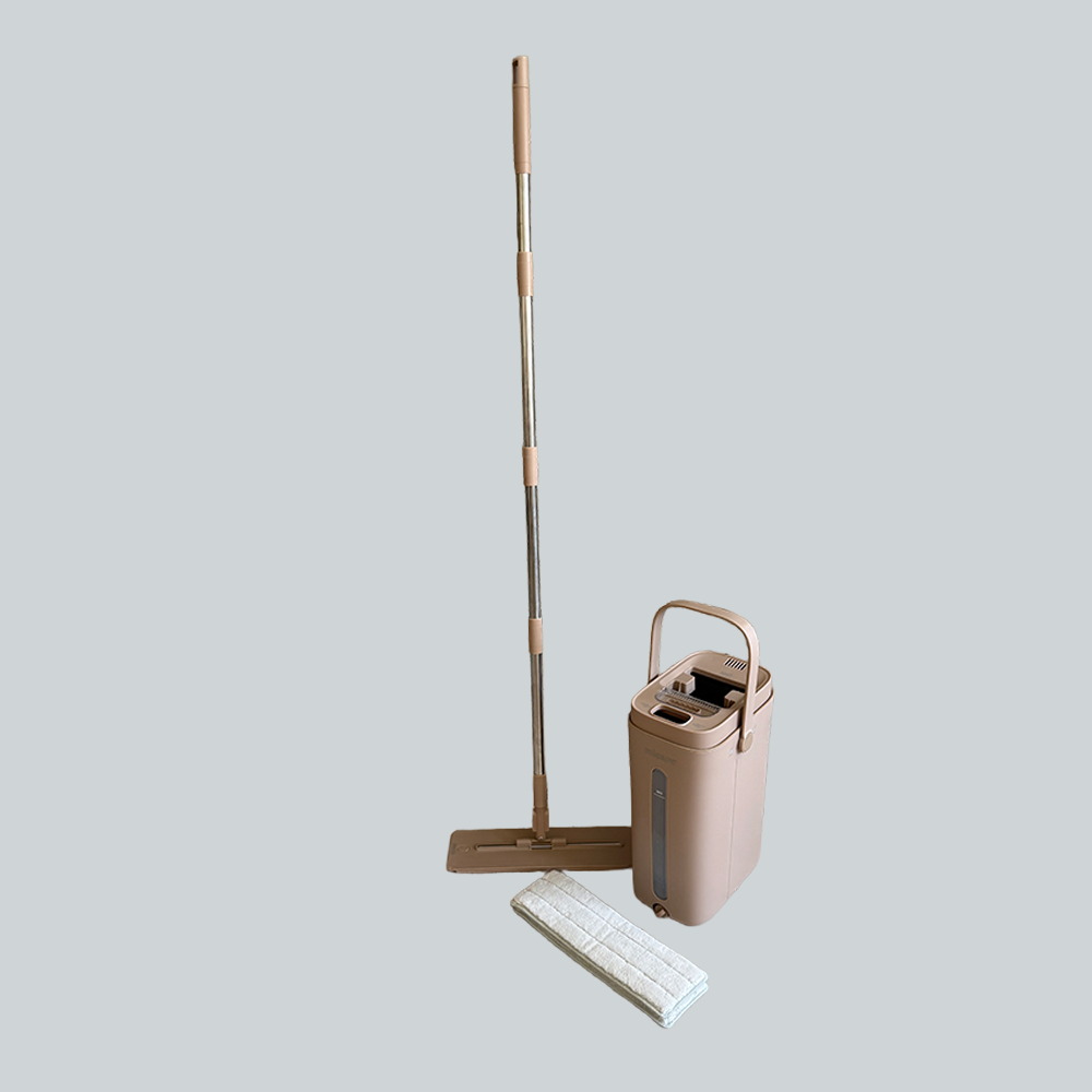 micare FreshMop system in Soft Sand with bucket and mop 
