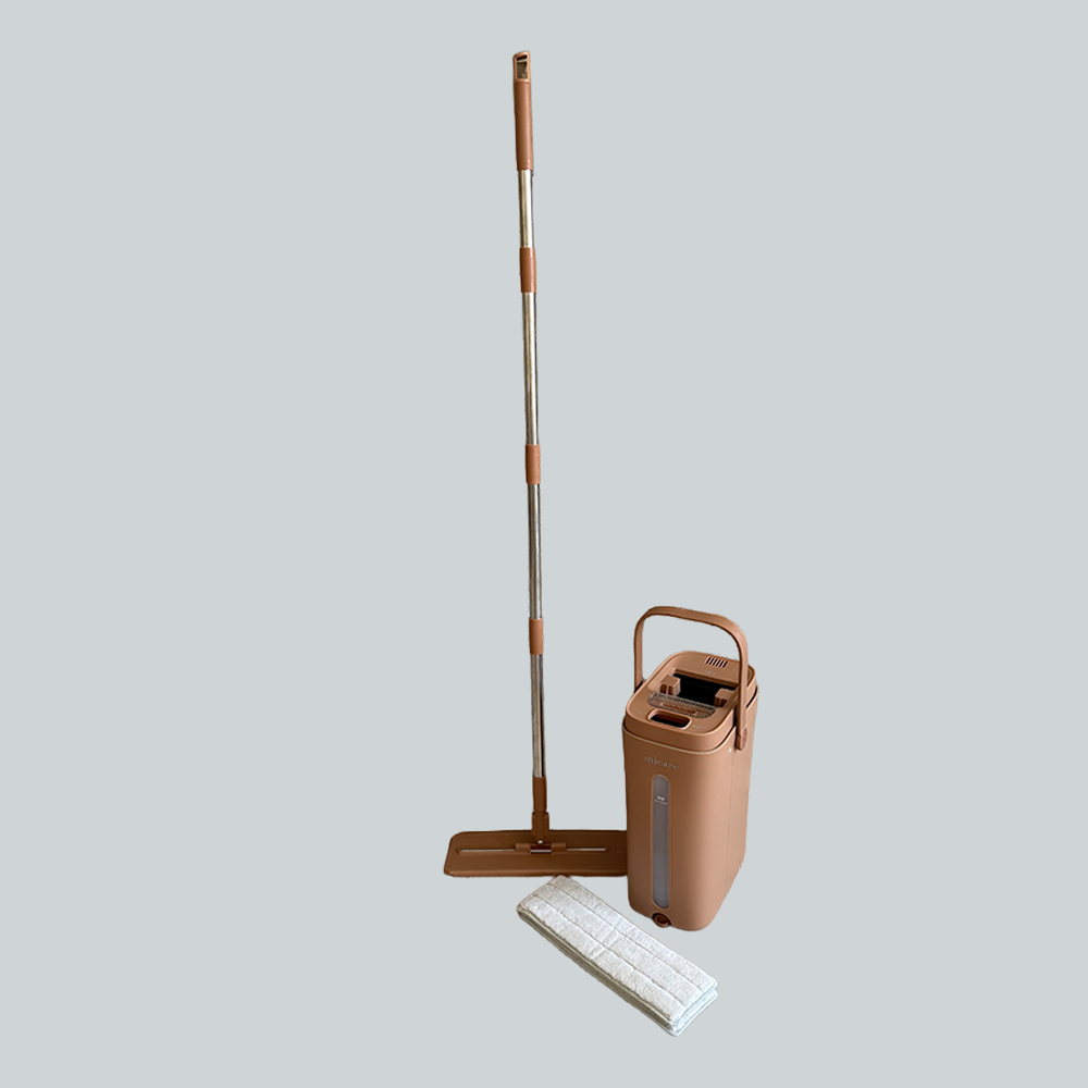 micare FreshMop system in Terracotta with bucket and mop 